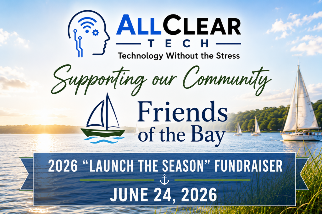 ALLCLEAR TECH is a proud sponsor of the Friends of the Bay 2026 Launch the Bay fundraiser